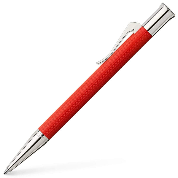 Graf von Faber-Castell, Kugelschreiber, Guilloche India Red, Rot-1