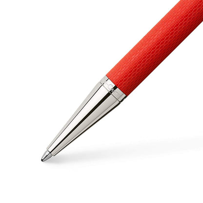 Graf von Faber-Castell, Kugelschreiber, Guilloche India Red, Rot-2