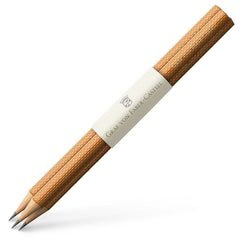 Graf von Faber-Castell, Bleistift Guilloche, 3x, hellbraun
