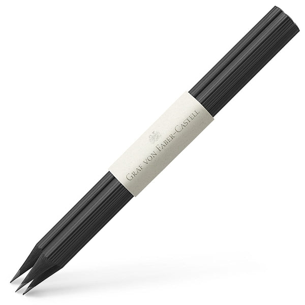 Graf von Faber-Castell, Bleistift, mit Tauchkappe 3x, Schwarz-1