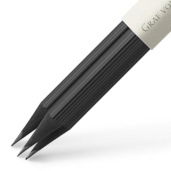 Graf von Faber-Castell, Bleistift, mit Tauchkappe 3x, Schwarz-2