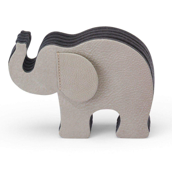 Graf von Faber-Castell, Stiftehalter Elefant, mittel mit 12 Polychromos Stiften, grau