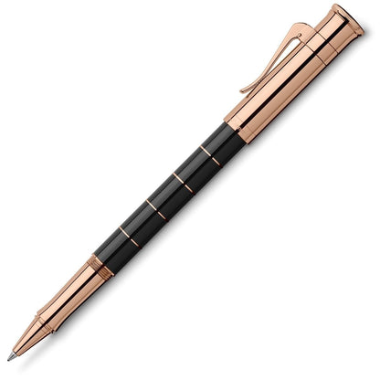 Graf von Faber-Castell, Tintenroller, Classic Anello, Roségold, Schwarz-1