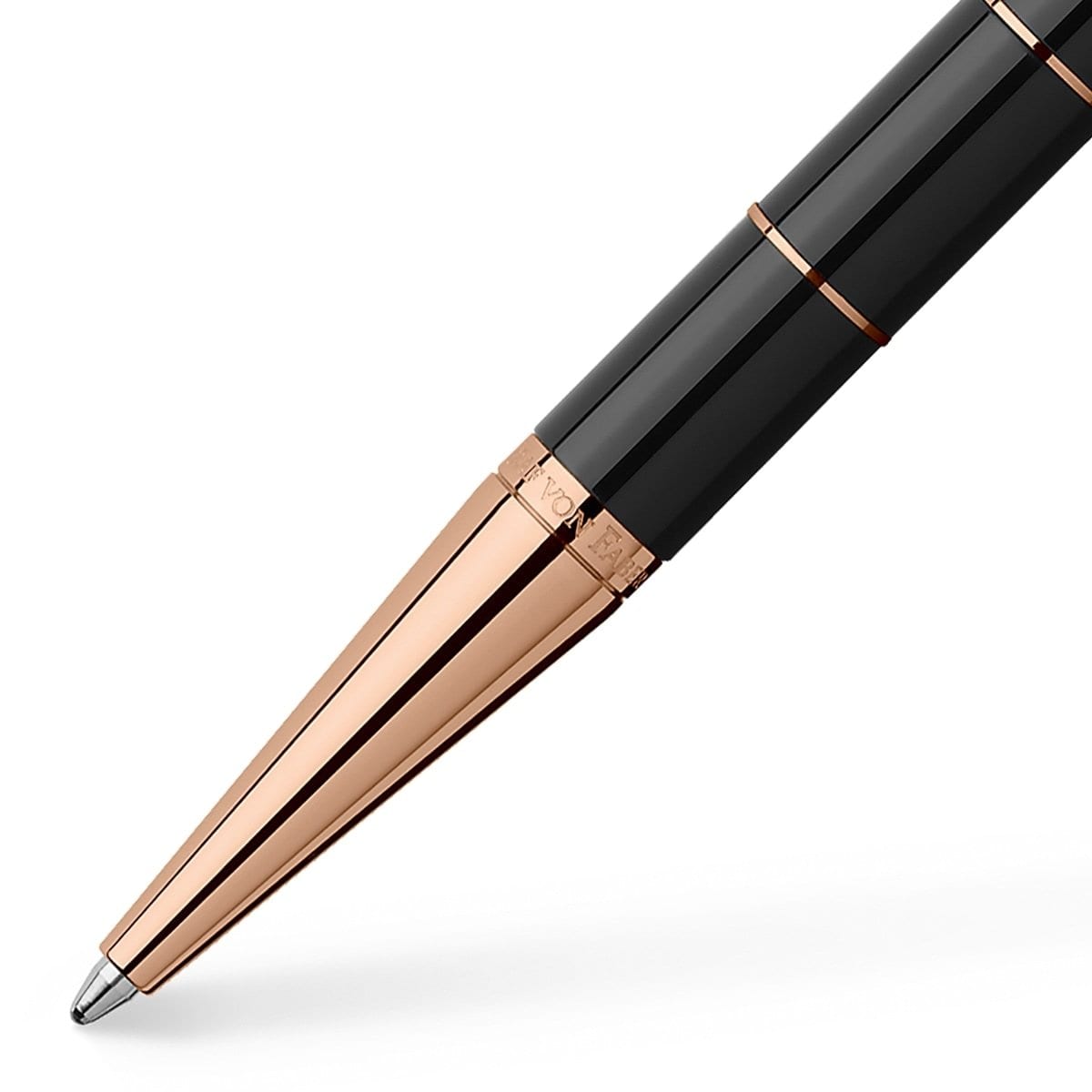 Graf von Faber-Castell, Kugelschreiber, Classic Anello, Roségold, Schwarz-2
