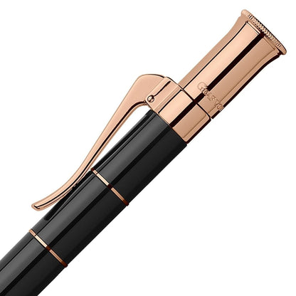 Graf von Faber-Castell, Kugelschreiber, Classic Anello, Roségold, Schwarz-3