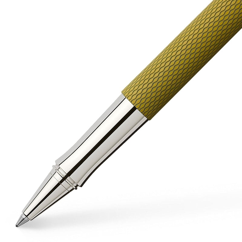 Graf von Faber-Castell, Tintenroller, Guilloche, Olive Green-2