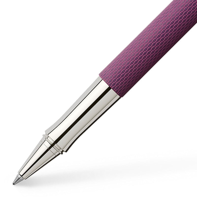 Graf von Faber-Castell, Tintenroller, Guilloche, Violet Blue-2