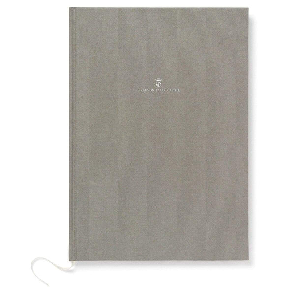 Graf von Faber-Castell, Carnet de notes, A4 avec couverture en lin, gris