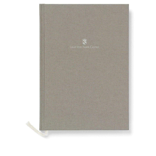 Graf von Faber-Castell, Notizbuch, A5 mit Leineneinband, grau
