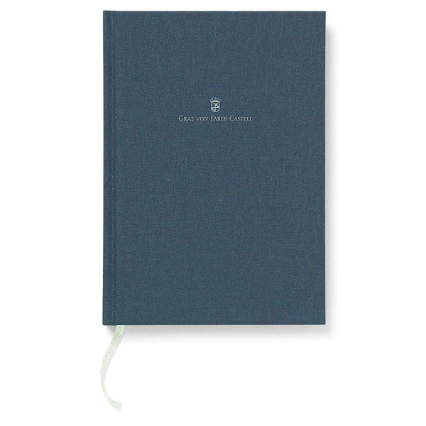 Graf von Faber-Castell, Notizbuch, mit Leineneinband A5, Blau-1