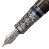 Graf von Faber-Castell, Füller, Pen of the Year 2019, Samurai Limited, Silber-6