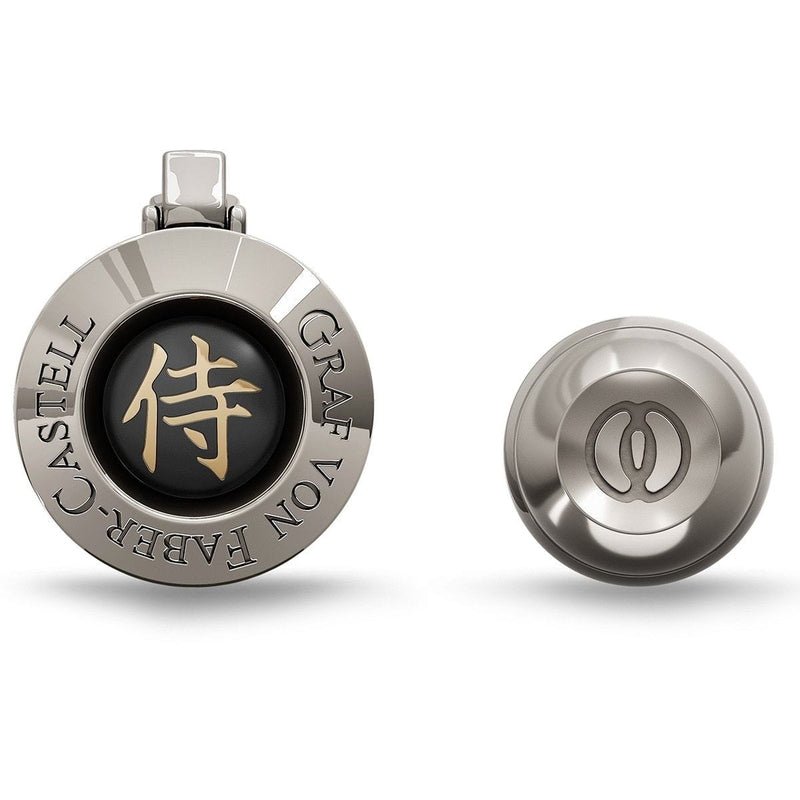 Graf von Faber-Castell, Tintenroller, Pen of the Year 2019, Samurai Limited, Silber-5