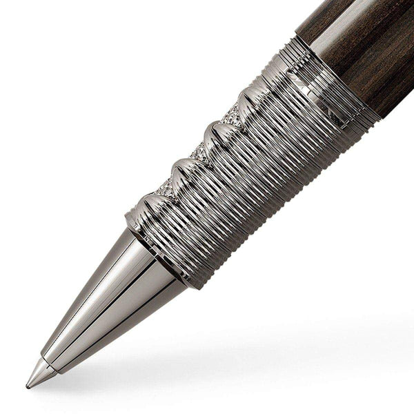 Graf von Faber-Castell, Tintenroller, Pen of the Year 2019, Samurai Limited, Silber-2