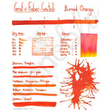 Graf von Faber-Castell, Tintenpatronen, 6x Burned Orange-2