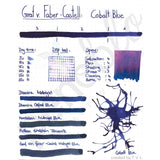 Graf von Faber-Castell, Tintenpatronen, 6x in Faltschachtel, Cobalt Blue-2