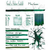 Graf von Faber-Castell, Tintenglas, 75ml, Moss Green-2
