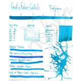 Graf von Faber-Castell, Tintenglas, Turquoise 75ml-2