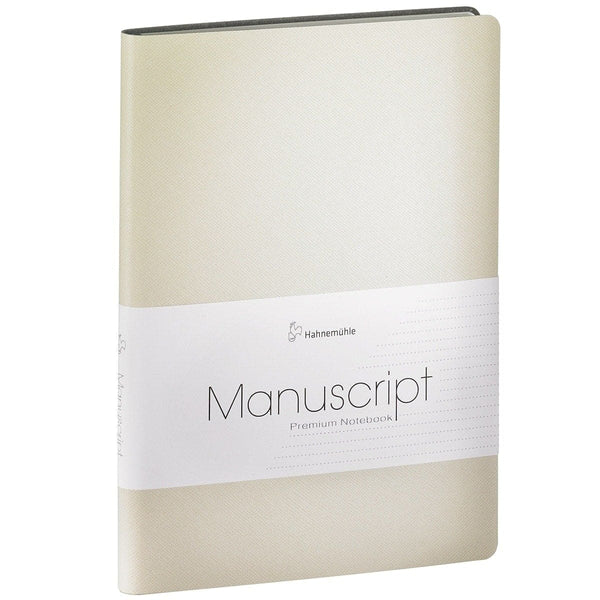 Hahnemuehle, Notizbuch Manuscript, Saffiano-Prägung A5, beige