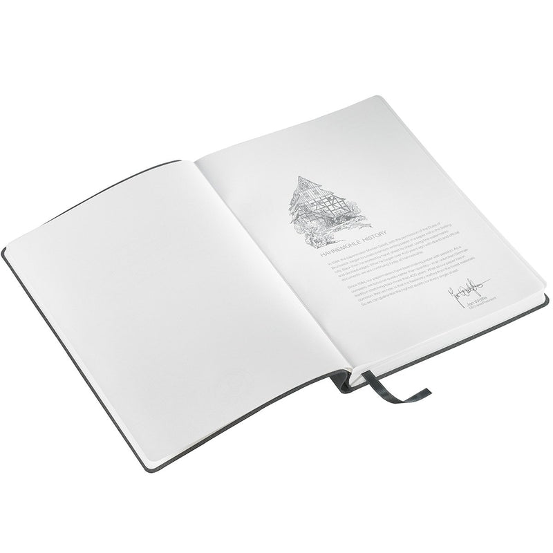 Hahnemühle, Notizbuch, Manuscript, A5, 96 Blatt, 100 g/m², Saffiano-Prägung, Grün-2