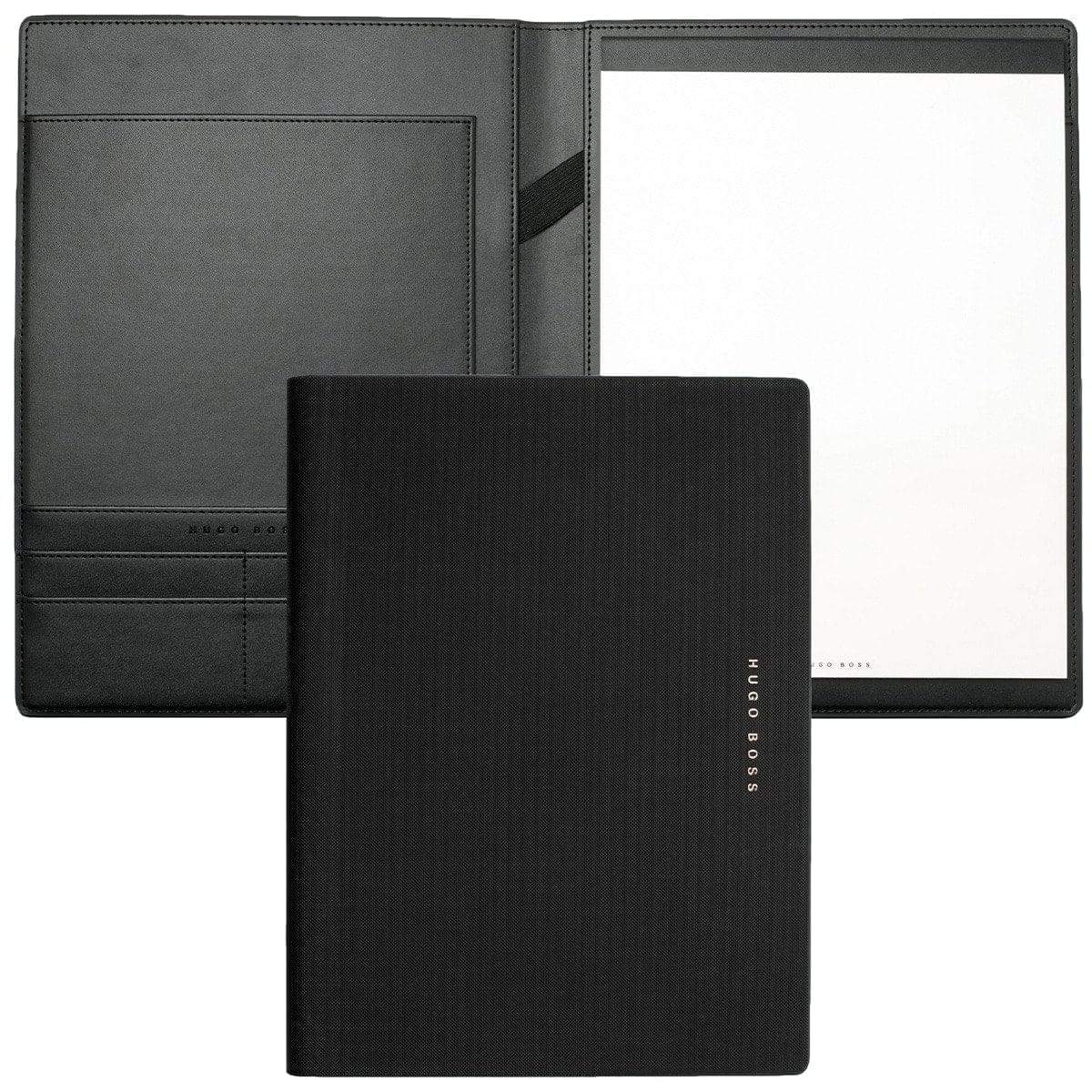 HUGO BOSS, Schreibmappe A4, Essential, schwarz-1