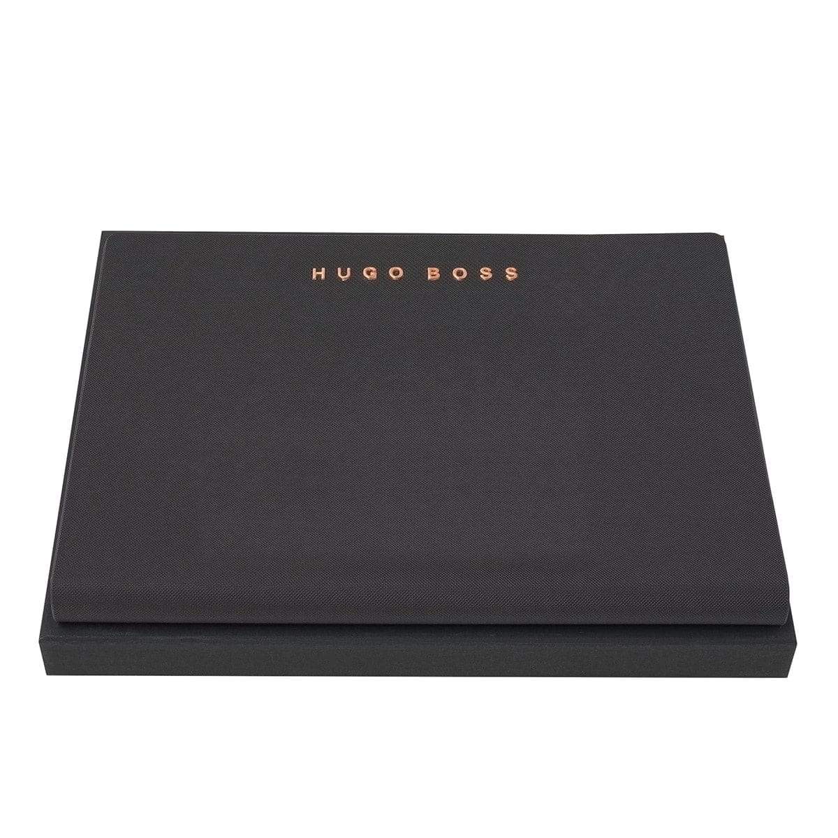 HUGO BOSS, Schreibmappe A5, Essential, schwarz-2