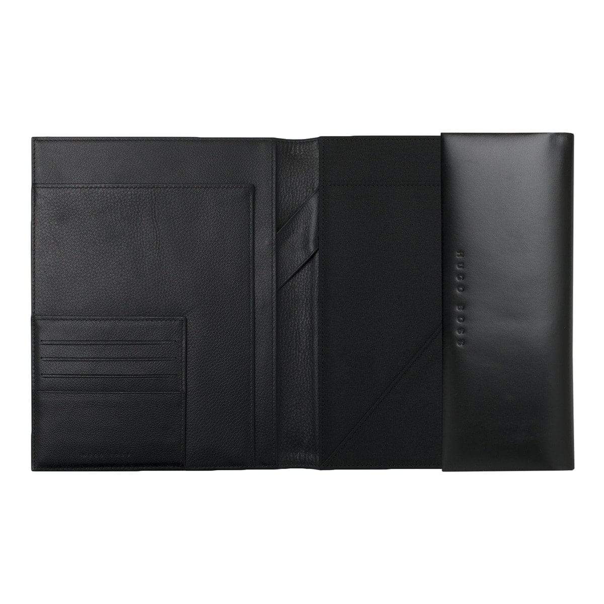 HUGO BOSS, Konferenzmappe A5, Caption, schwarz-5