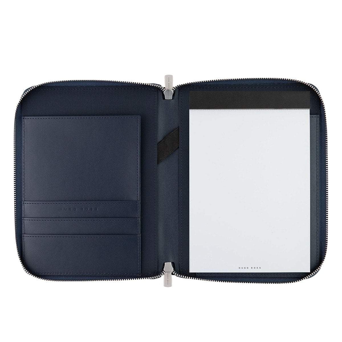 HUGO BOSS, Konferenzmappe A5, Contour, dunkelblau-3