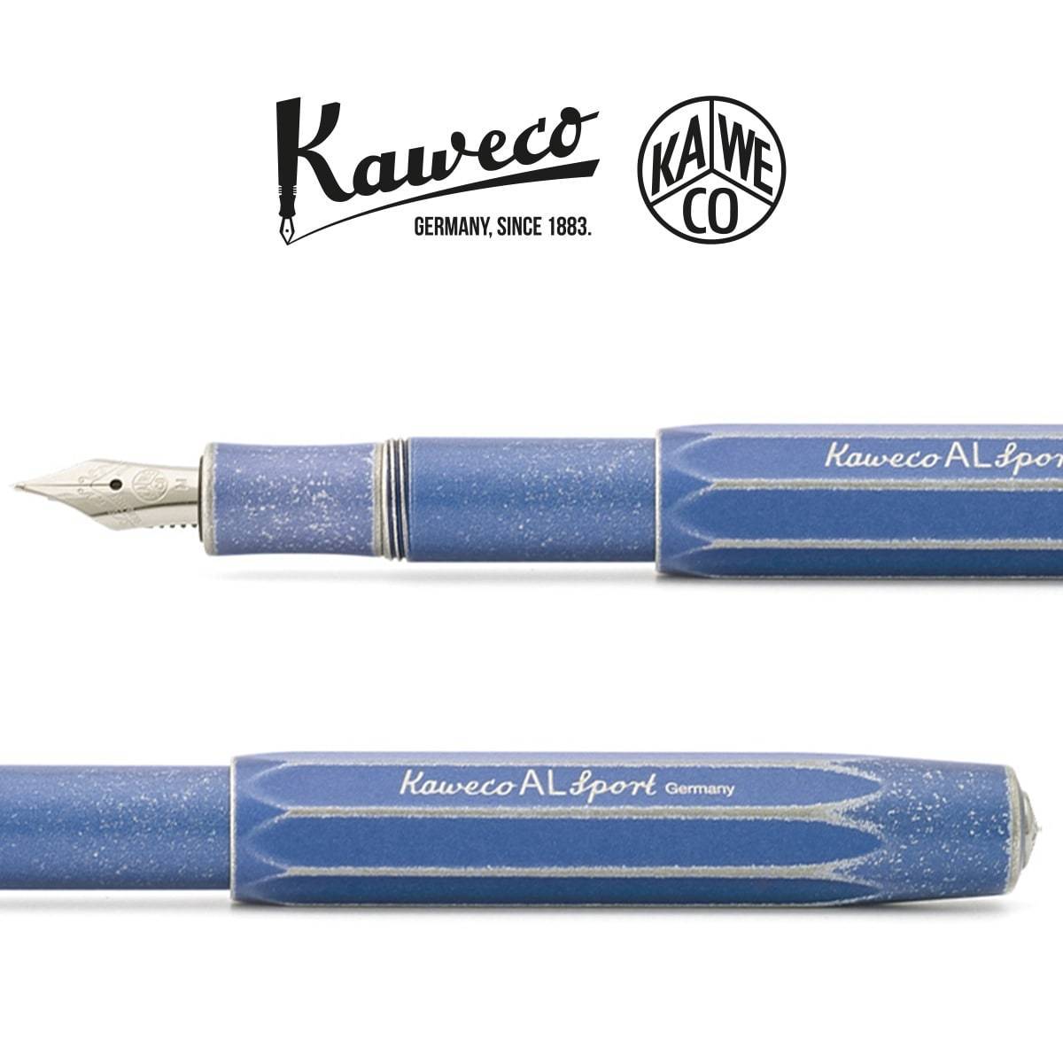 Kaweco, Füller, Al Sport, Blau, stone washed-4