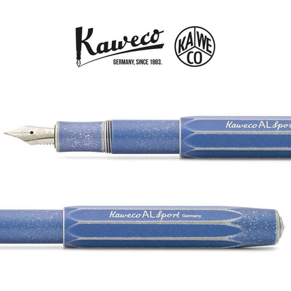 Kaweco, Füller, Al Sport, Blau, stone washed-4