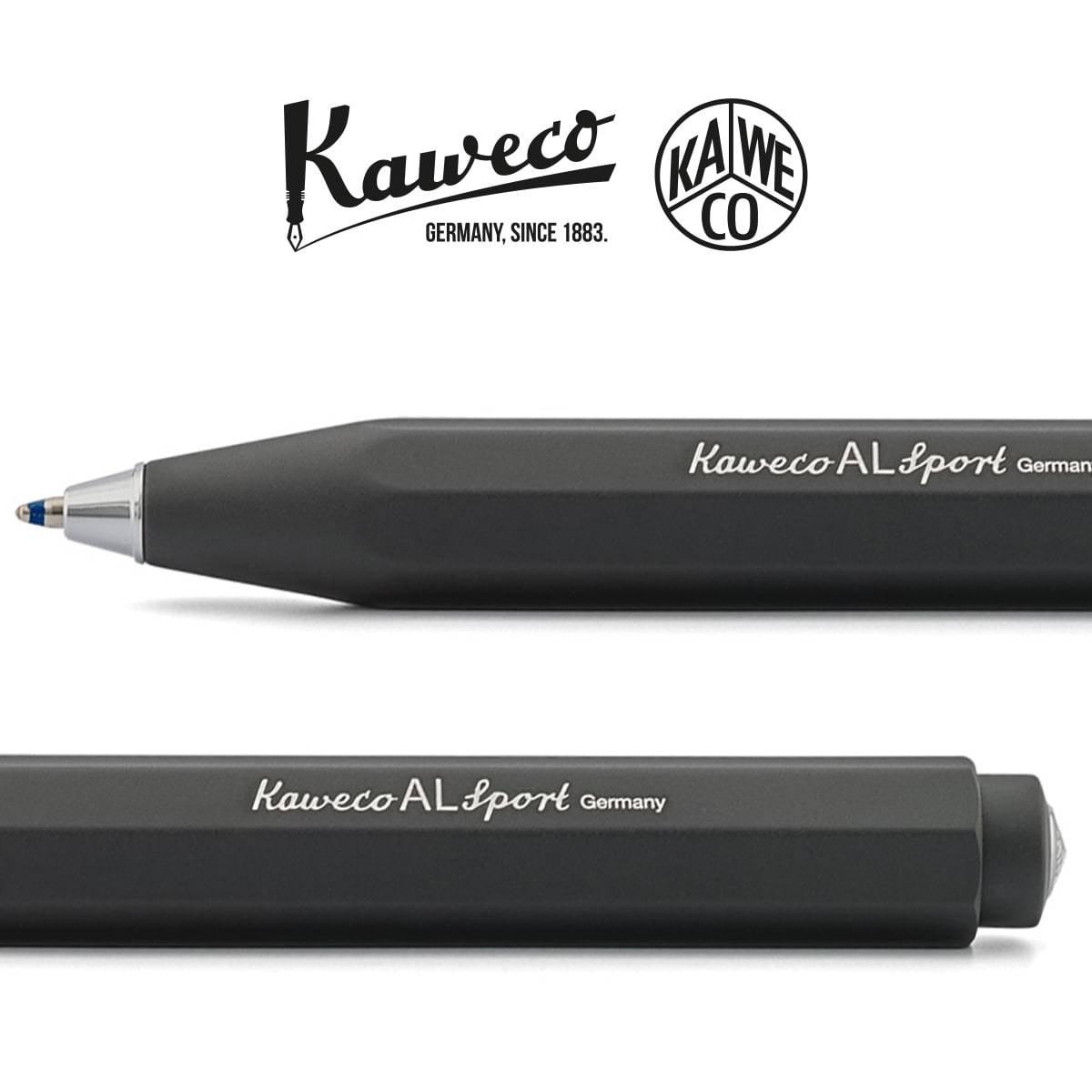 Kaweco, Kugelschreiber, Al Sport, Schwarz-4