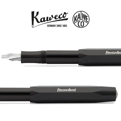 Kaweco, Kalligraphie, Kalligraphie-Set 4, Schwarz, Stifte in der Dose schwarz-5