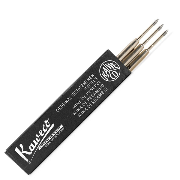 Kaweco, Kugelschreibermine, Fein (0.8mm) 3 Stk. schwarz