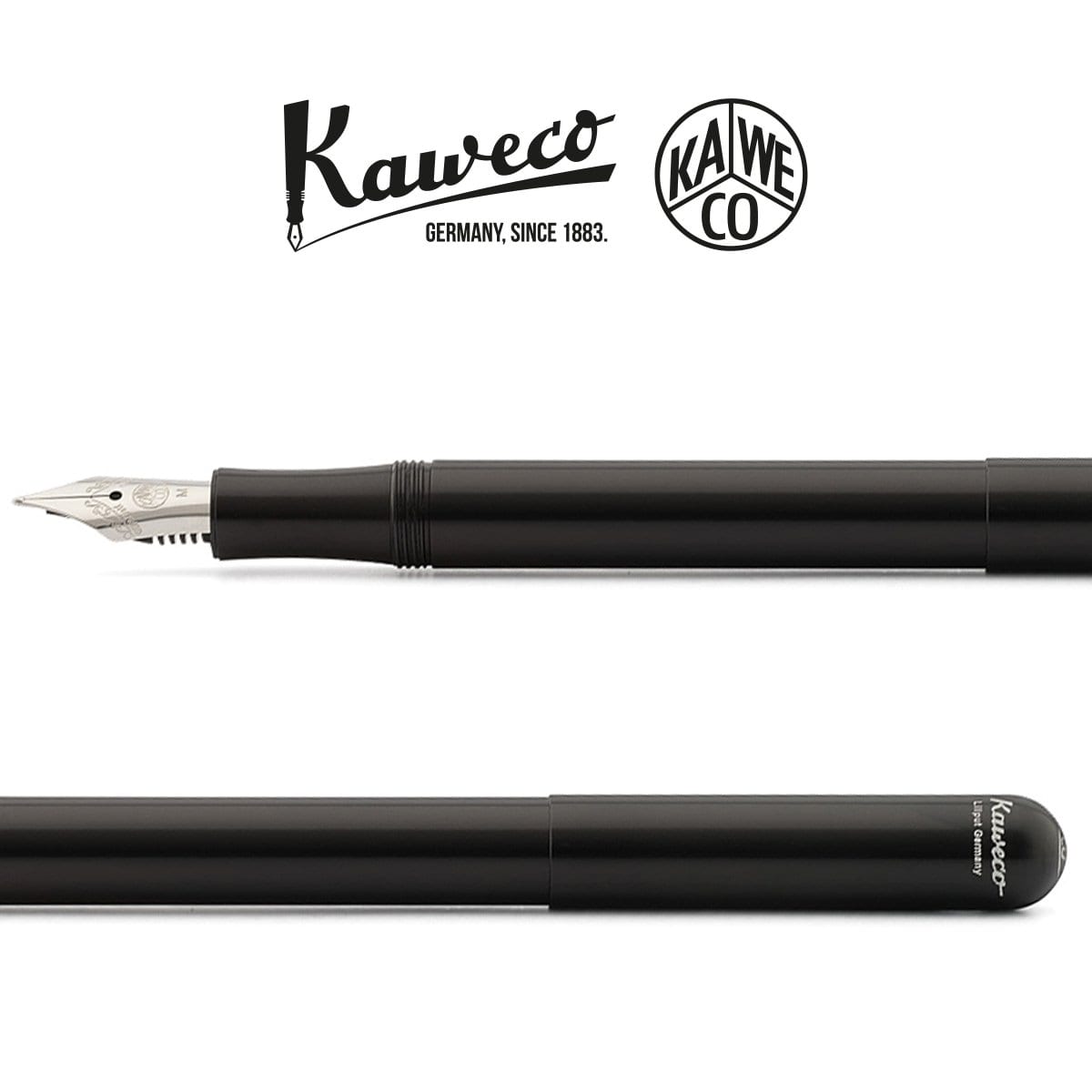 Kaweco, Füller, Liliput Al, Schwarz-4