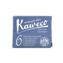 Kaweco, Tintenpatrone, 6 Stück, Mitternachsblau