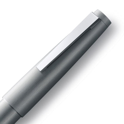 Lamy, Füller, 2000, 14 Karat Goldfeder, Silber-2