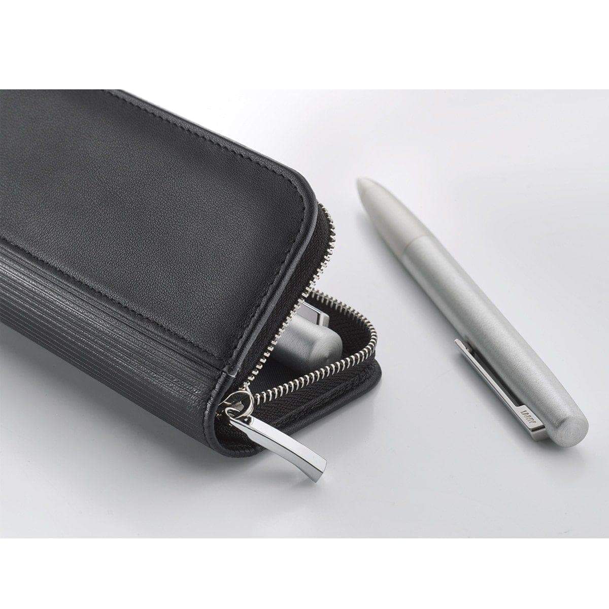 Lamy, Stifteetui, A403, mit Reissverschluss, für 2 Schreibgeräte, Schwarz-4