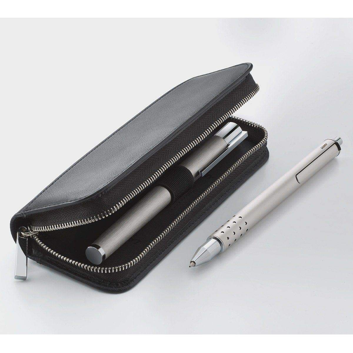 Lamy, Stifteetui, A403, mit Reissverschluss, für 2 Schreibgeräte, Schwarz-5