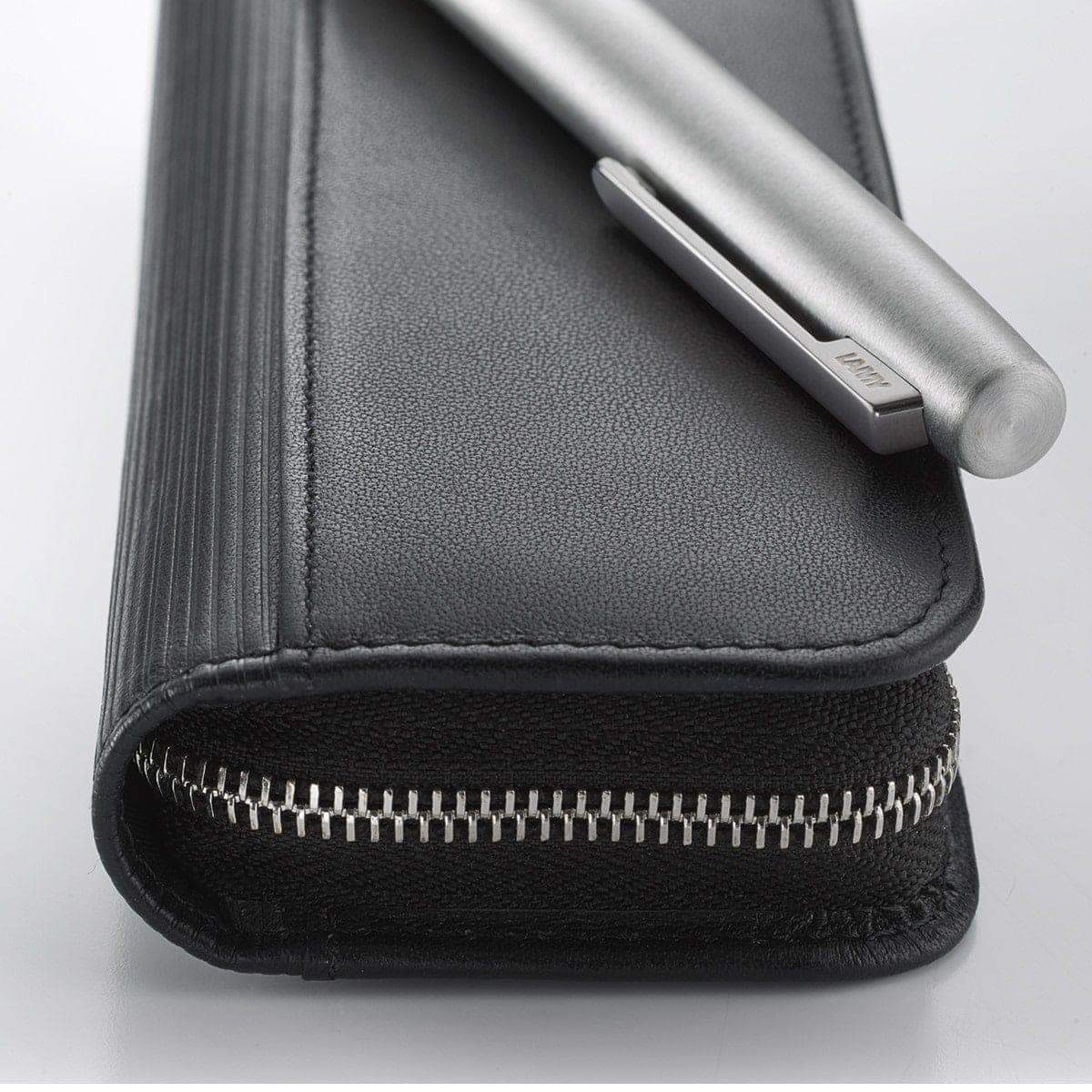 Lamy, Stifteetui, A403, mit Reissverschluss, für 2 Schreibgeräte, Schwarz-6