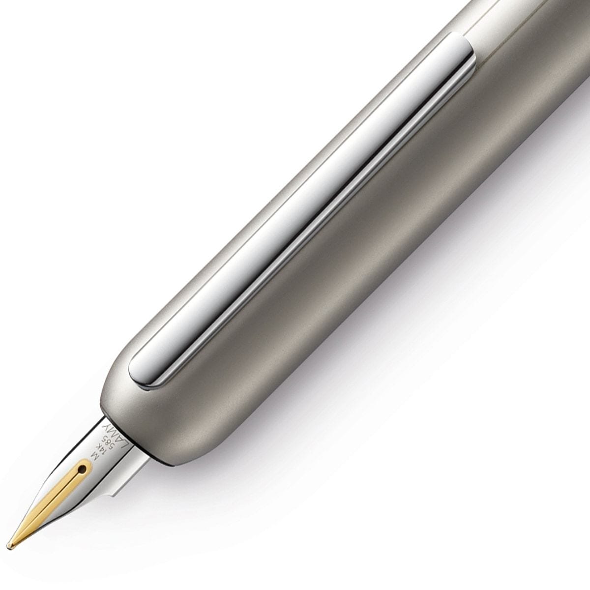 Lamy, Füller, Dialog, Palladium, 14 Karat Goldfeder, Creme-2