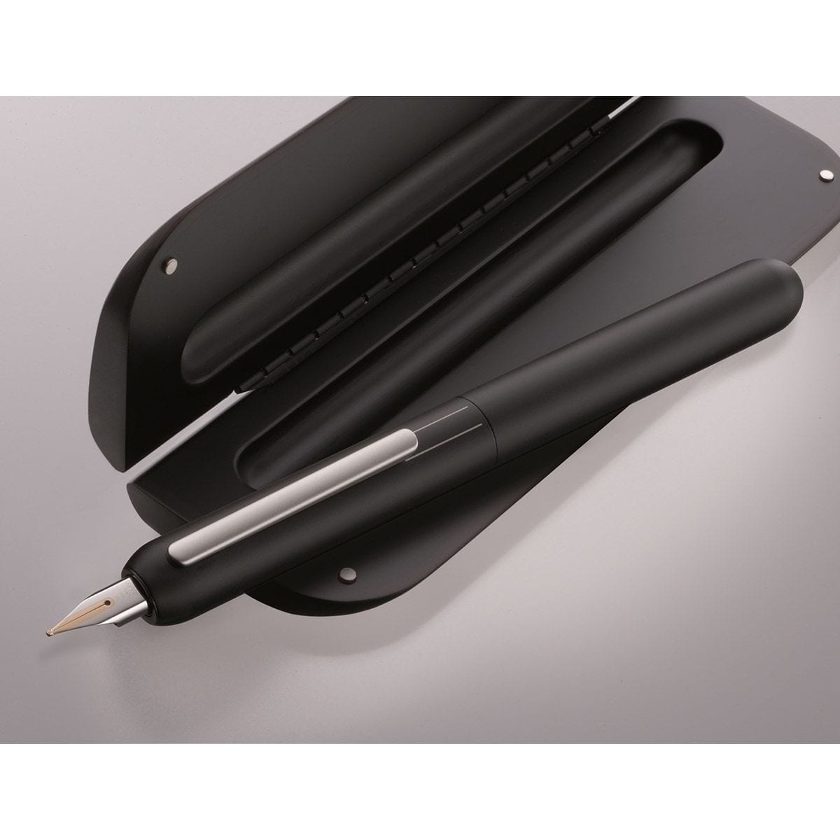 Lamy, Füller, Dialog, black, 14 Karat Goldfeder, Schwarz-5