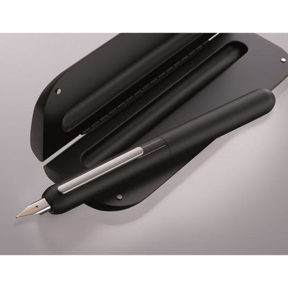 Lamy, Füller, Dialog, black, 14 Karat Goldfeder, Schwarz-5
