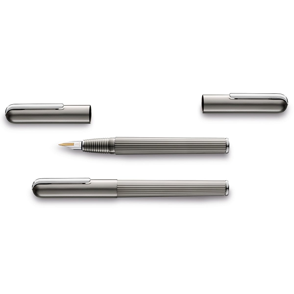 Lamy, Füller, Imporium, 14 Karat Goldfeder, Grau-4