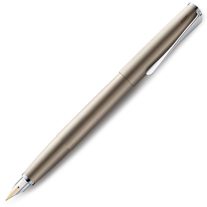 Lamy, Füller, Studio, Palladium, 14 Karat Goldfeder, Creme-1