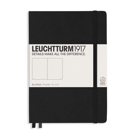 Leuchtturm 1917, Notizbuch, Hardcover, A5, Blanko, Schwarz-1
