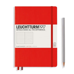 Leuchtturm 1917, Notizbuch, A5 dotted Hardcover, rot
