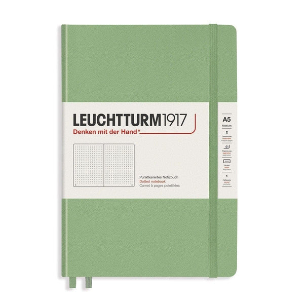 Leuchtturm 1917, Notizbuch, A5 dotted Hardcover, Salbei