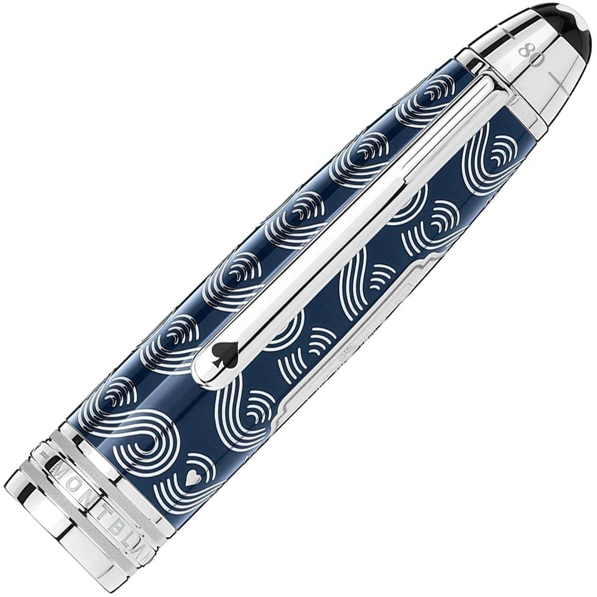 Montblanc, Füller, Meisterstück 146 Solitaire, In 80 Tagen um die Welt, blau-3