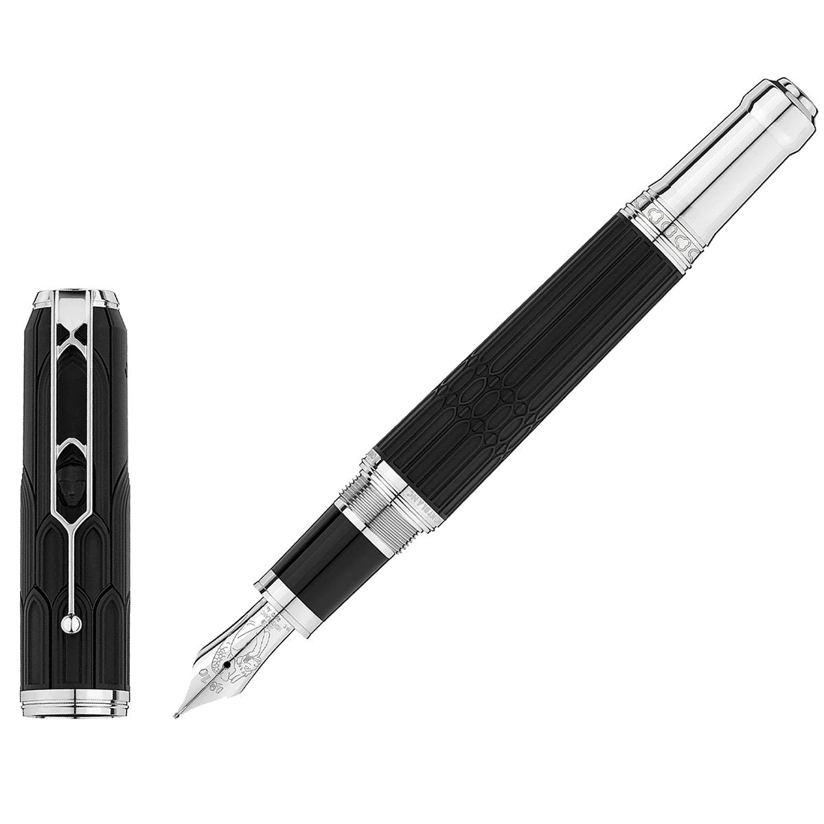 Montblanc, Füller, Writers Edition Hommage to Victor Hugo, schwarz-4