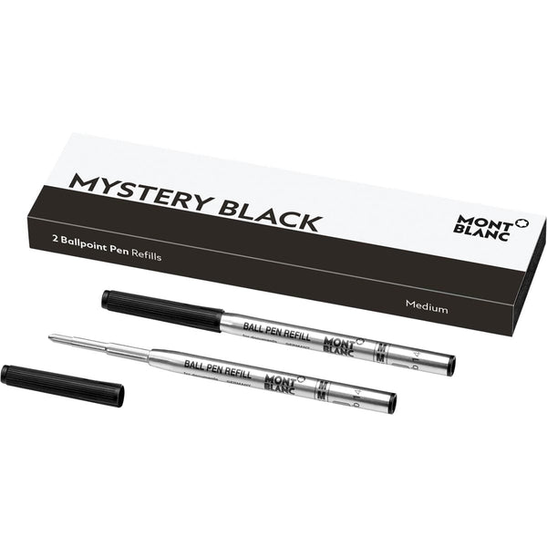 Montblanc,Kugelschreibermine Mystery Black, 2x Mittel-1