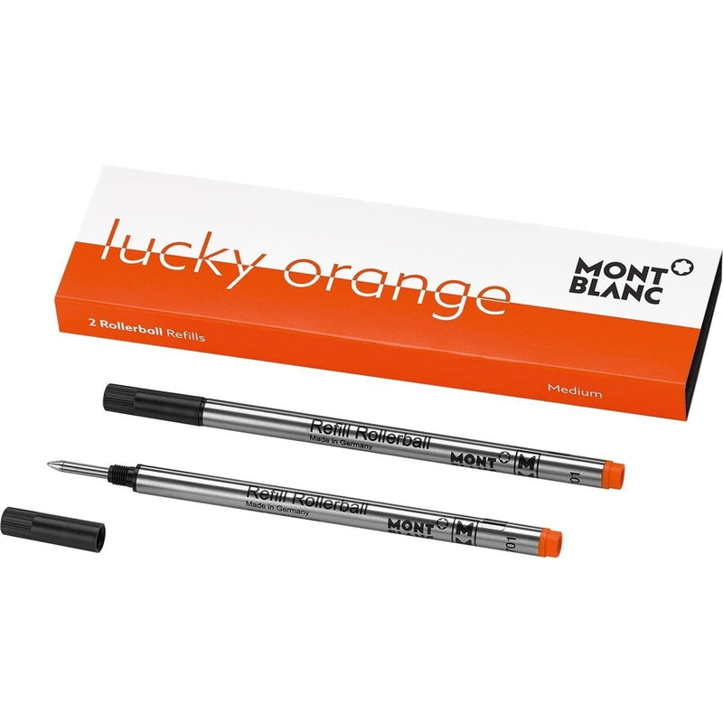 Montblanc, Tintenrollerminen M 2x Lucky Orange-1